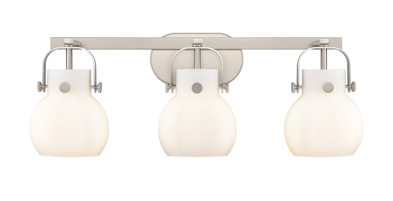 Innovations 423-3W-SN-G410-6WH LED Bath Vanity, Satin Nickel