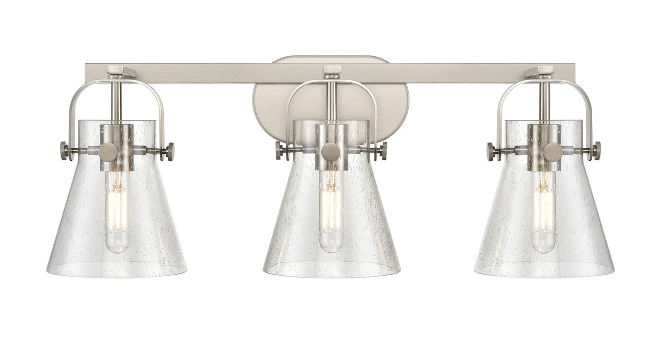 Innovations 423-3W-SN-G411-6SDY LED Bath Vanity, Satin Nickel