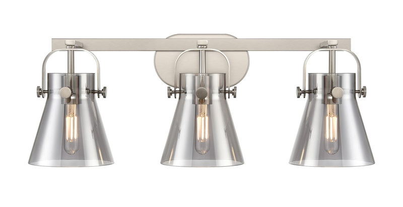 Innovations 423-3W-SN-G411-6SM LED Bath Vanity, Satin Nickel