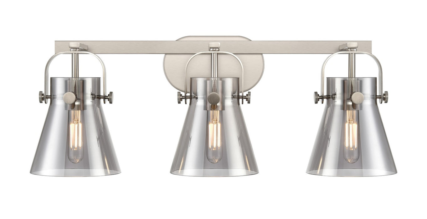 Innovations 423-3W-SN-G411-6SM LED Bath Vanity, Satin Nickel