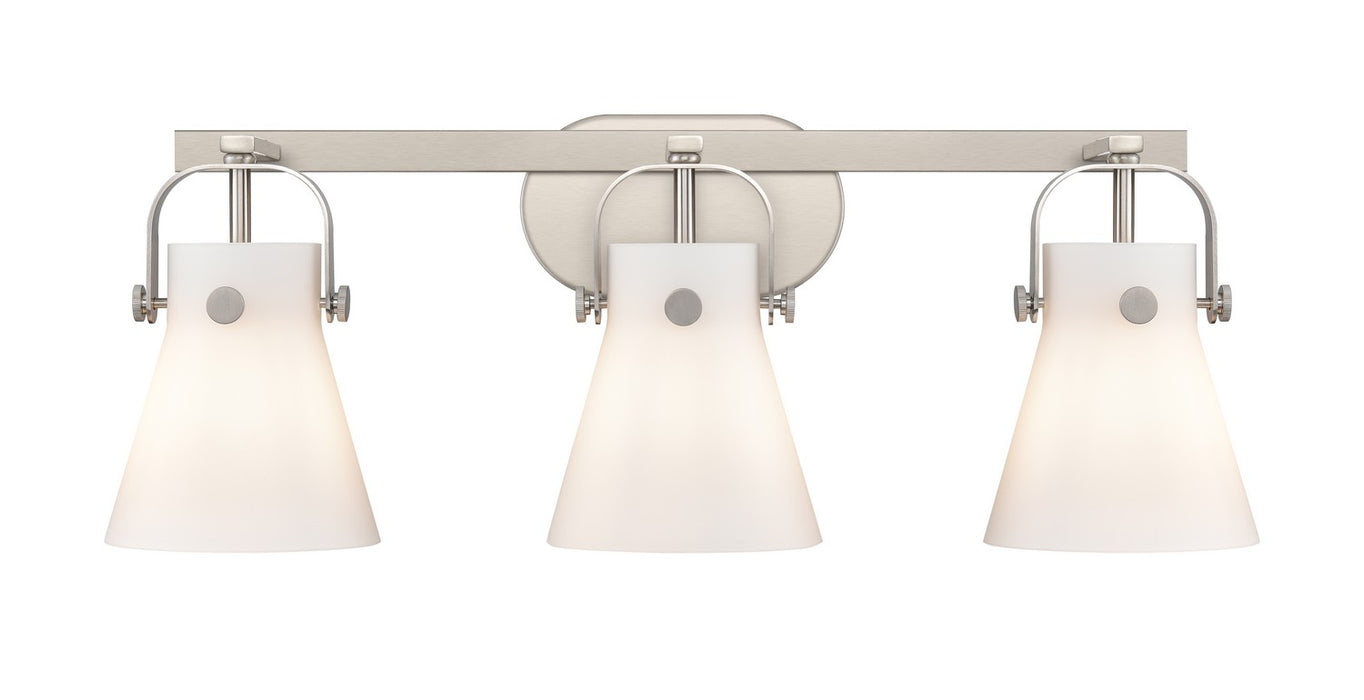 Innovations 423-3W-SN-G411-6WH LED Bath Vanity, Satin Nickel