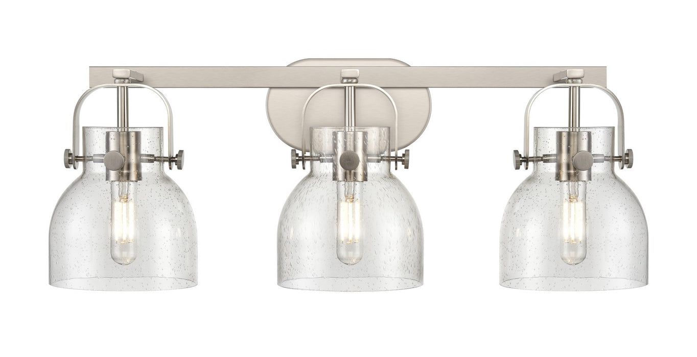 Innovations 423-3W-SN-G412-6SDY LED Bath Vanity, Satin Nickel