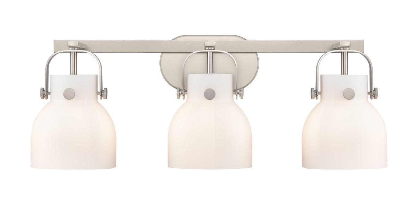 Innovations 423-3W-SN-G412-6WH LED Bath Vanity, Satin Nickel