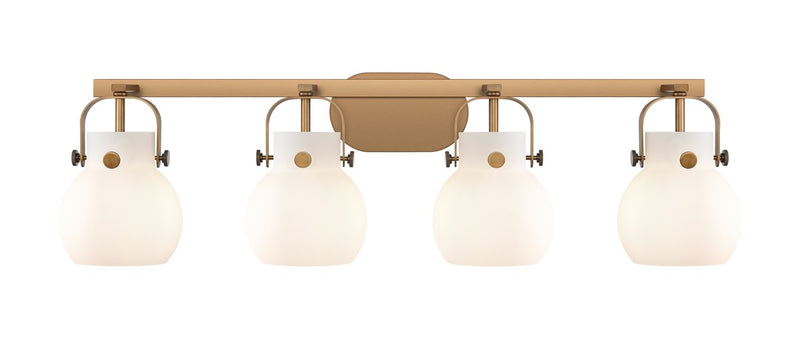 Innovations 423-4W-BB-G410-6WH LED Bath Vanity, Brushed Brass