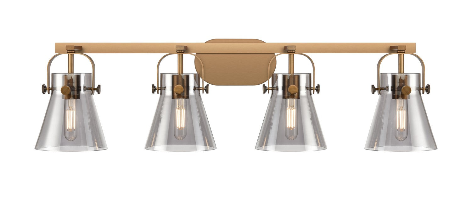 Innovations 423-4W-BB-G411-6SM LED Bath Vanity, Brushed Brass