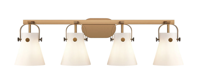 Innovations 423-4W-BB-G411-6WH LED Bath Vanity, Brushed Brass