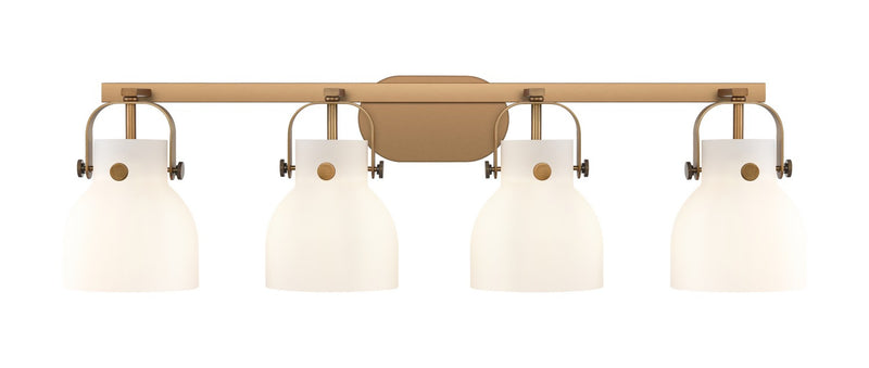 Innovations 423-4W-BB-G412-6WH LED Bath Vanity, Brushed Brass