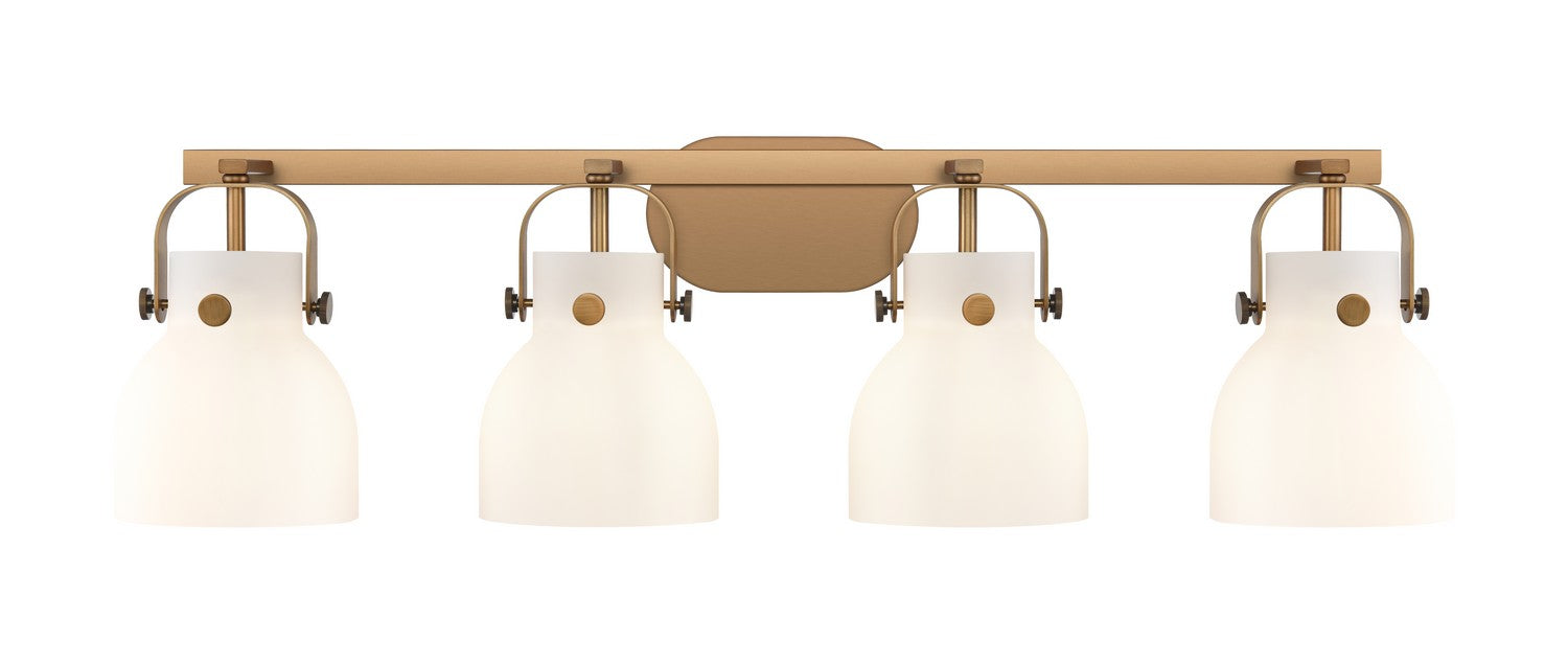 Innovations 423-4W-BB-G412-6WH LED Bath Vanity, Brushed Brass