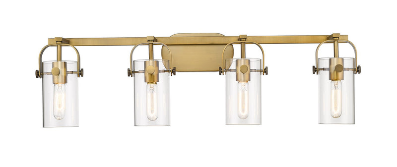 Innovations 423-4W-BB-G423-7CL LED Bath Vanity, Brushed Brass