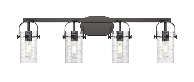 Innovations 423-4W-BK-G423-7DE LED Bath Vanity, Matte Black