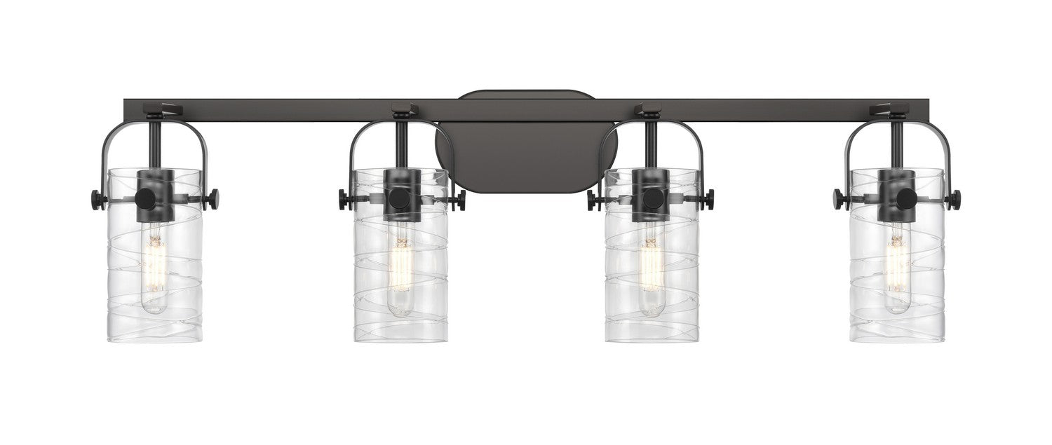 Innovations 423-4W-BK-G423-7DE LED Bath Vanity, Matte Black