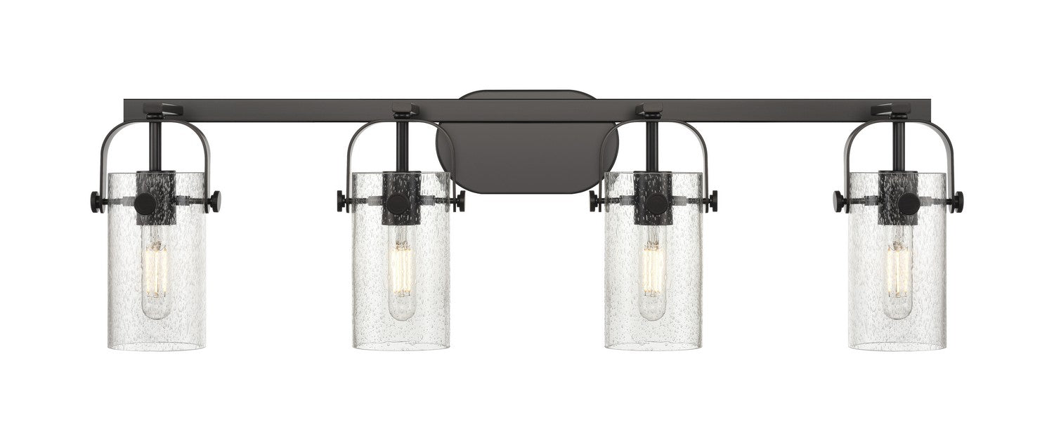 Innovations 423-4W-BK-G423-7SDY LED Bath Vanity, Matte Black
