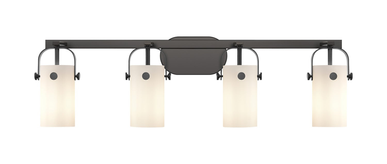 Innovations 423-4W-BK-G423-7WH LED Bath Vanity, Matte Black