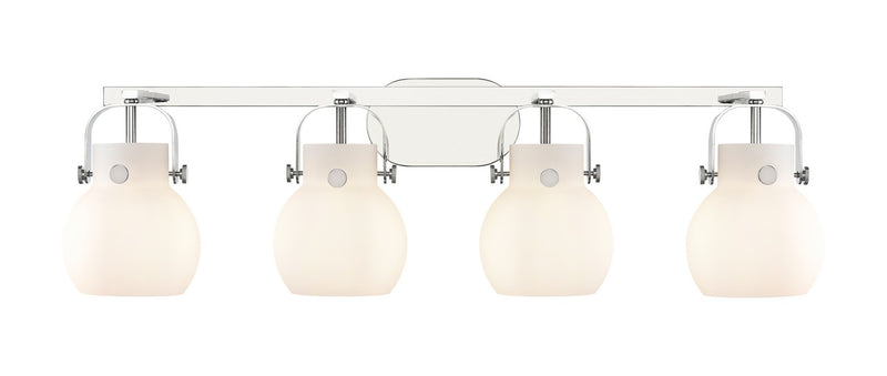 Innovations 423-4W-PC-G410-6WH LED Bath Vanity, Polished Chrome
