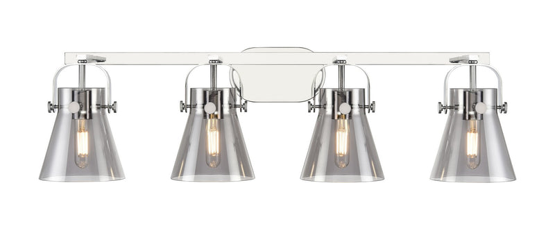 Innovations 423-4W-PC-G411-6SM LED Bath Vanity, Polished Chrome