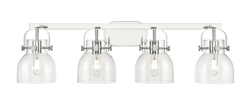 Innovations 423-4W-PC-G412-6CL LED Bath Vanity, Polished Chrome