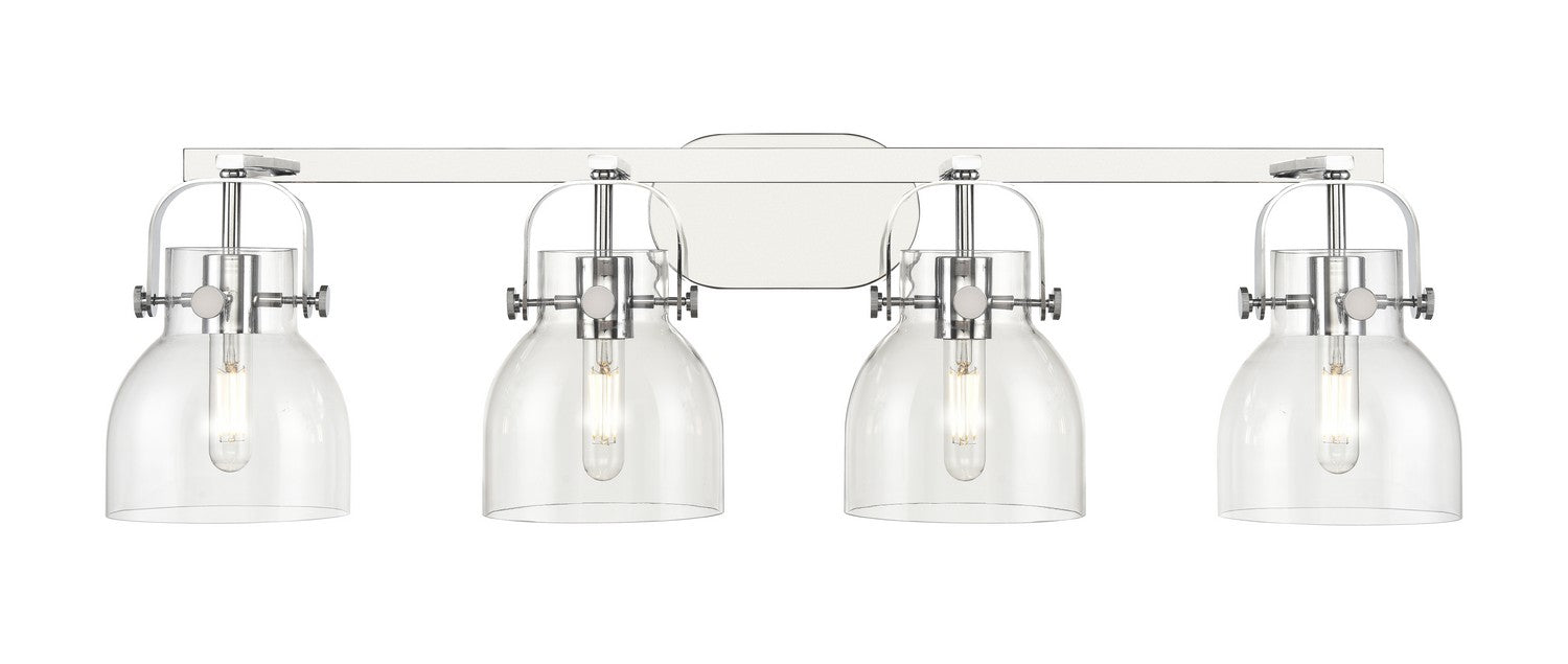 Innovations 423-4W-PC-G412-6CL LED Bath Vanity, Polished Chrome