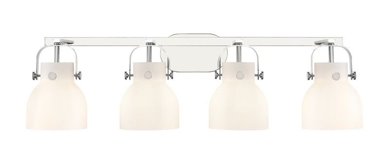 Innovations 423-4W-PC-G412-6WH LED Bath Vanity, Polished Chrome