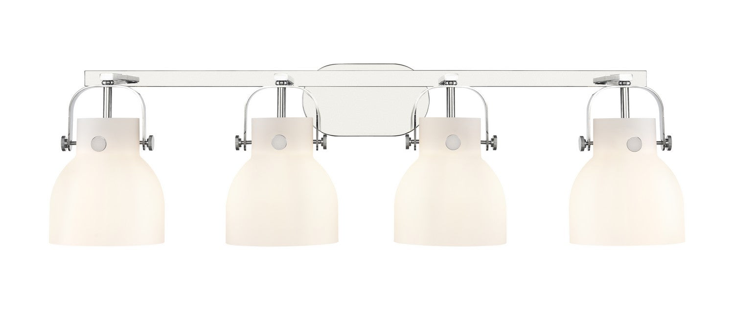 Innovations 423-4W-PC-G412-6WH LED Bath Vanity, Polished Chrome