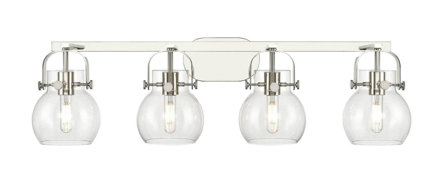 Innovations 423-4W-PN-G410-6CL LED Bath Vanity, Polished Nickel
