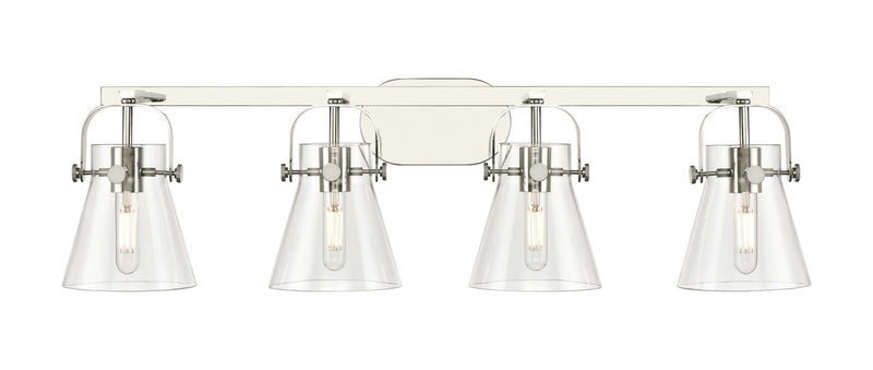 Innovations 423-4W-PN-G411-6CL LED Bath Vanity, Polished Nickel