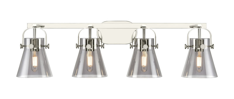 Innovations 423-4W-PN-G411-6SM LED Bath Vanity, Polished Nickel