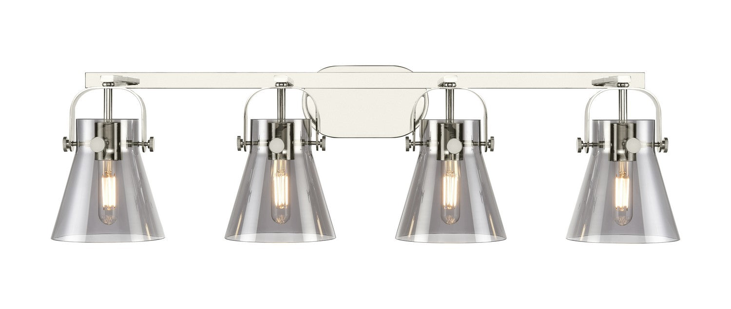 Innovations 423-4W-PN-G411-6SM LED Bath Vanity, Polished Nickel