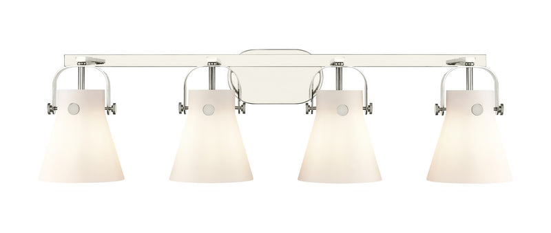 Innovations 423-4W-PN-G411-6WH LED Bath Vanity, Polished Nickel