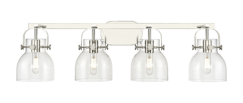Innovations 423-4W-PN-G412-6CL LED Bath Vanity, Polished Nickel