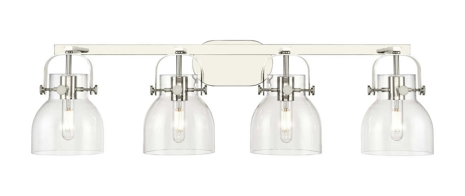 Innovations 423-4W-PN-G412-6CL LED Bath Vanity, Polished Nickel