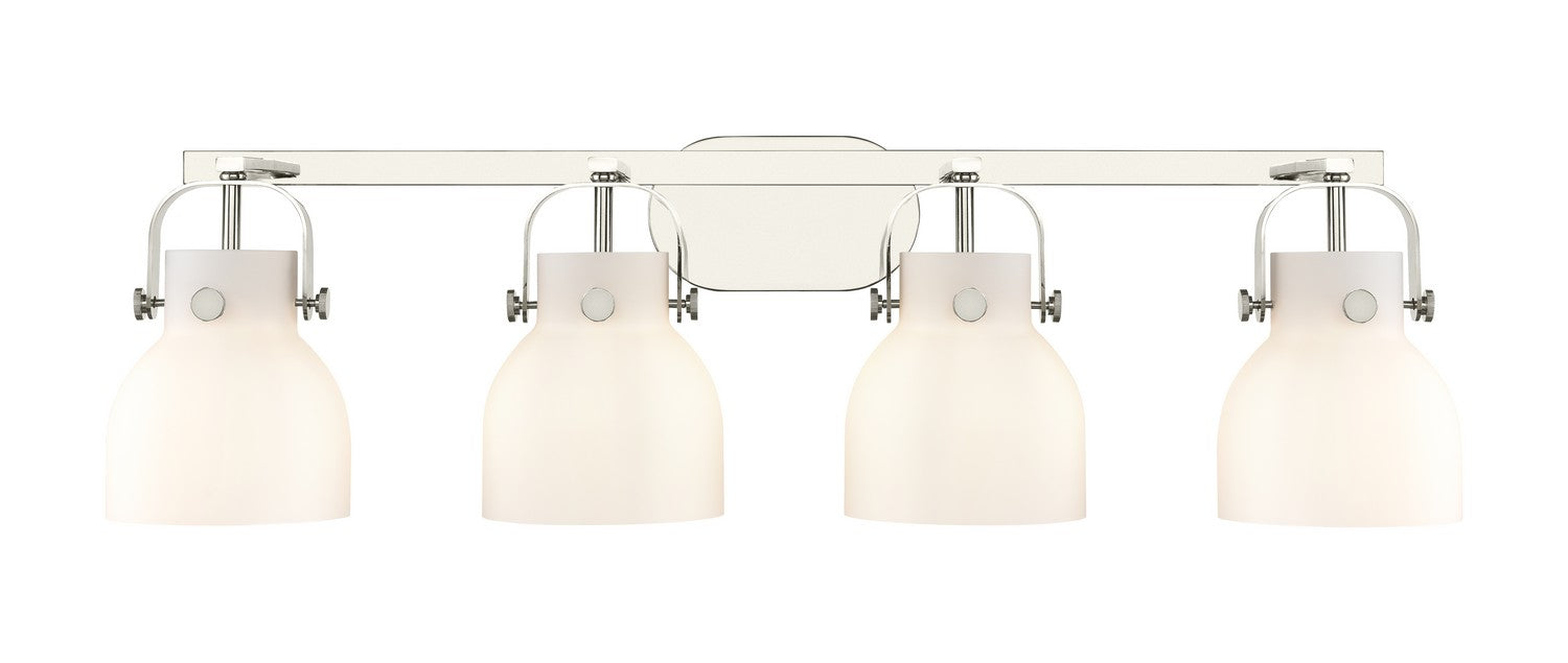 Innovations 423-4W-PN-G412-6WH LED Bath Vanity, Polished Nickel