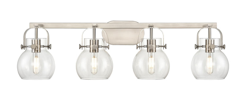 Innovations 423-4W-SN-G410-6CL LED Bath Vanity, Satin Nickel