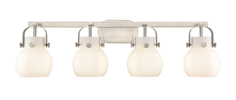 Innovations 423-4W-SN-G410-6WH LED Bath Vanity, Satin Nickel