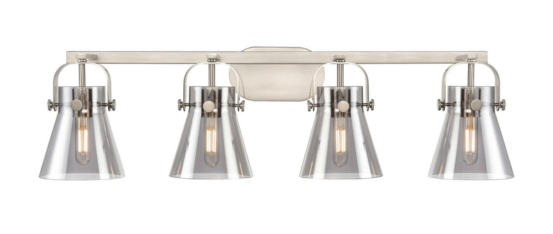 Innovations 423-4W-SN-G411-6SM LED Bath Vanity, Satin Nickel