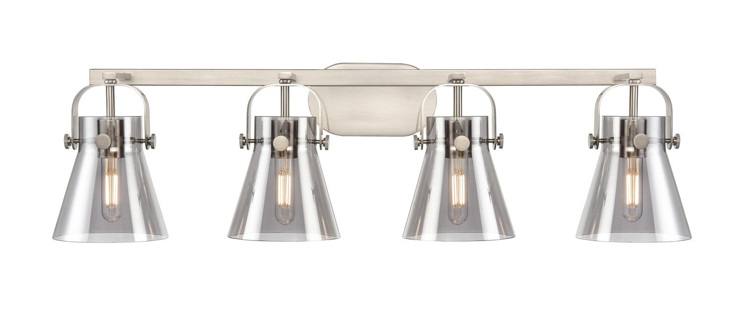Innovations 423-4W-SN-G411-6SM LED Bath Vanity, Satin Nickel
