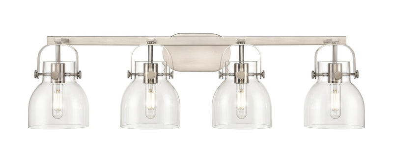 Innovations 423-4W-SN-G412-6CL LED Bath Vanity, Satin Nickel