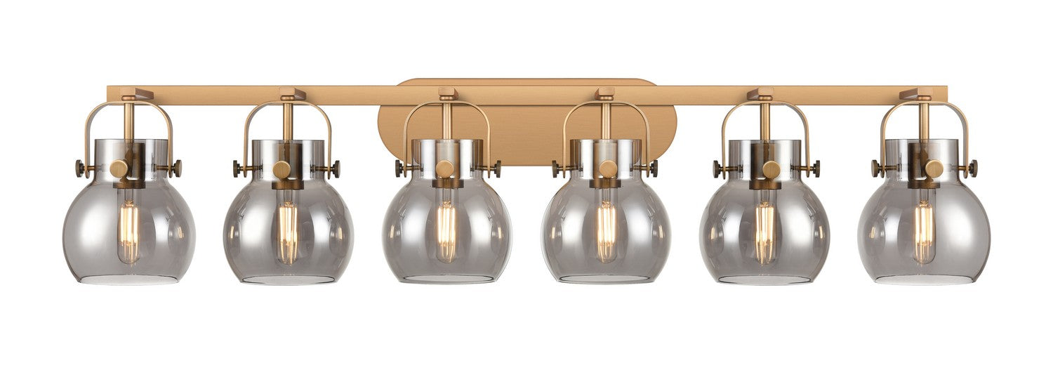 Innovations 423-6W-BB-G410-6SM LED Bath Vanity, Brushed Brass