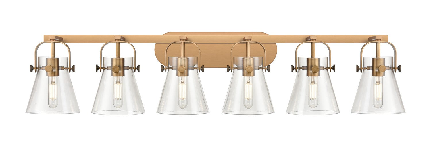 Innovations 423-6W-BB-G411-6CL LED Bath Vanity, Brushed Brass
