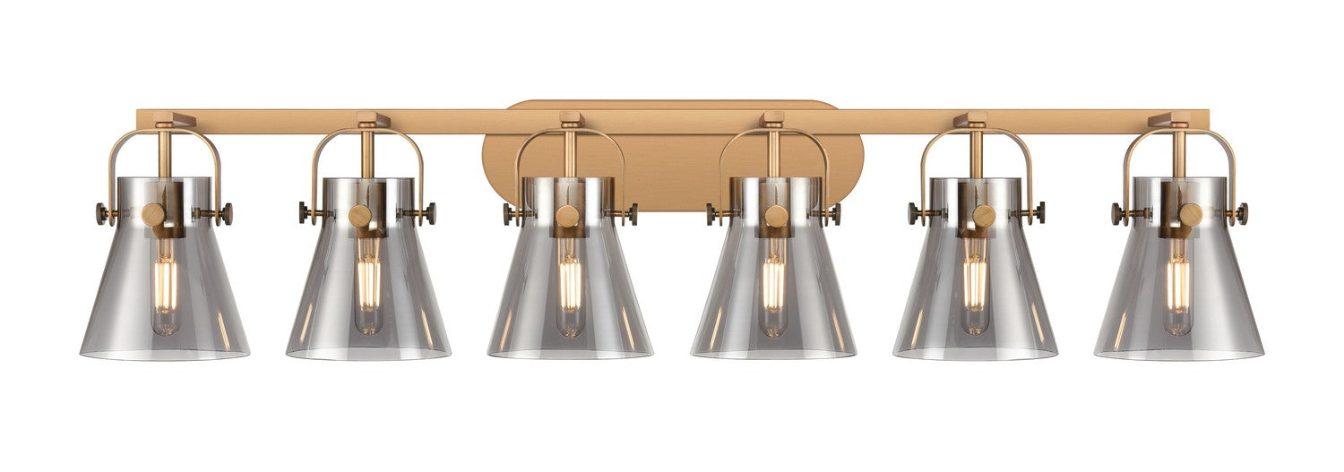 Innovations 423-6W-BB-G411-6SM LED Bath Vanity, Brushed Brass