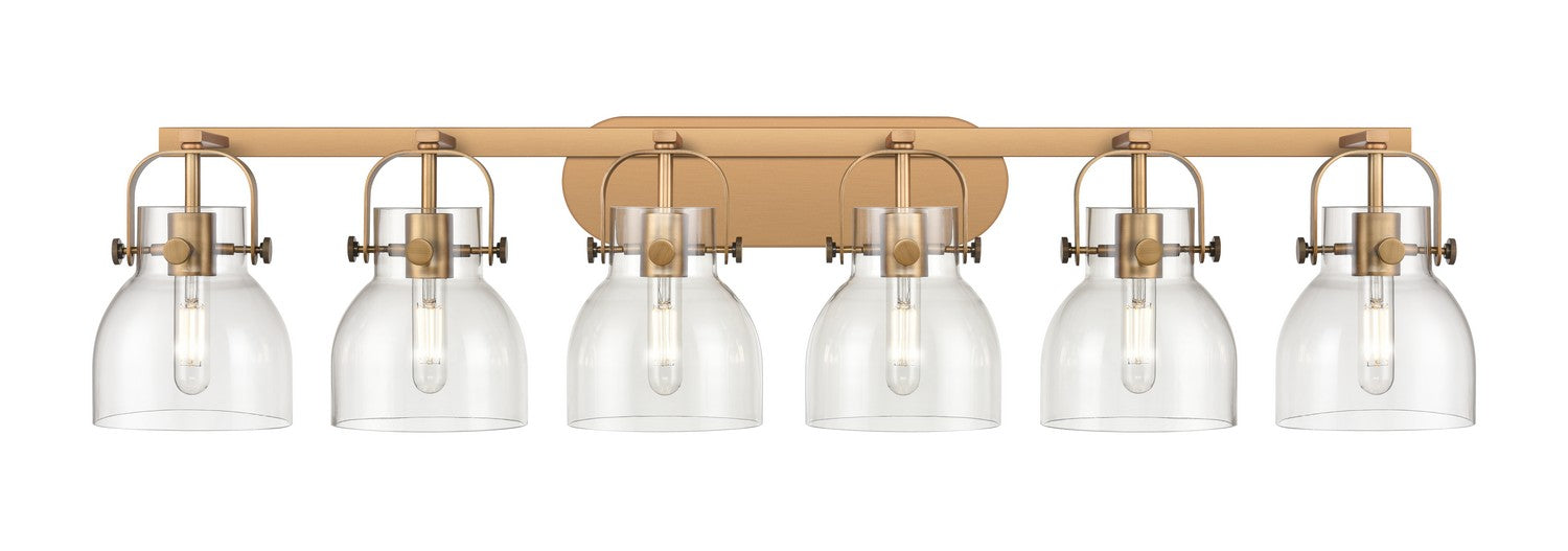 Innovations 423-6W-BB-G412-6CL LED Bath Vanity, Brushed Brass