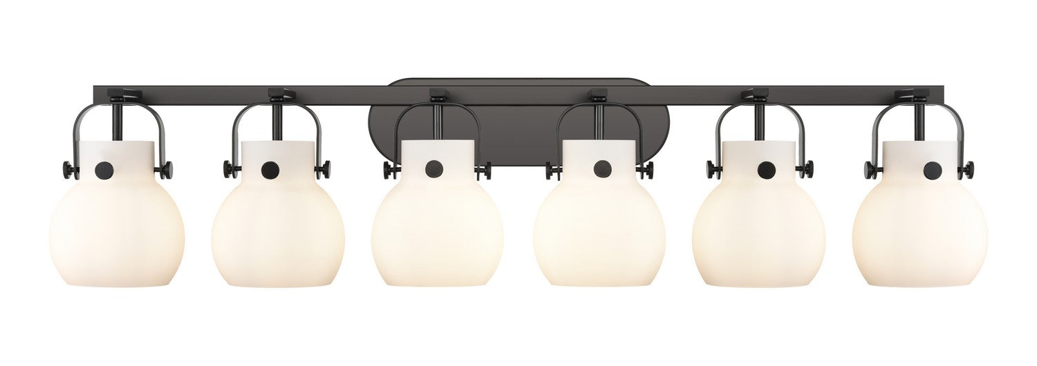 Innovations 423-6W-BK-G410-6WH LED Bath Vanity, Matte Black