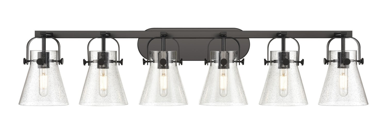 Innovations 423-6W-BK-G411-6SDY LED Bath Vanity, Matte Black