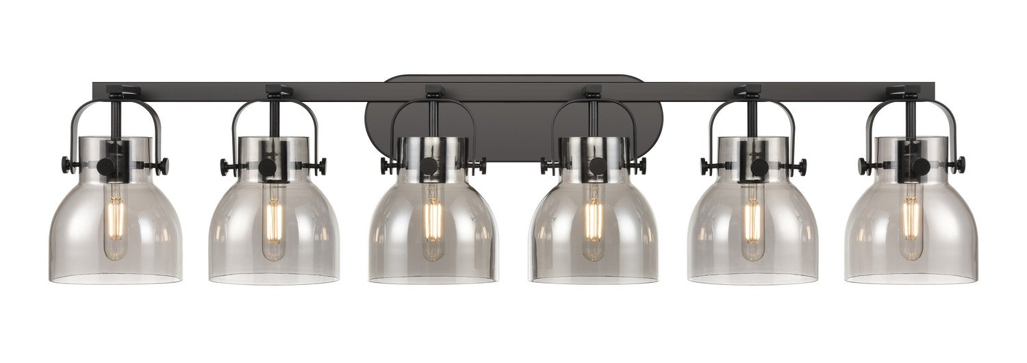 Innovations 423-6W-BK-G412-6SM LED Bath Vanity, Matte Black