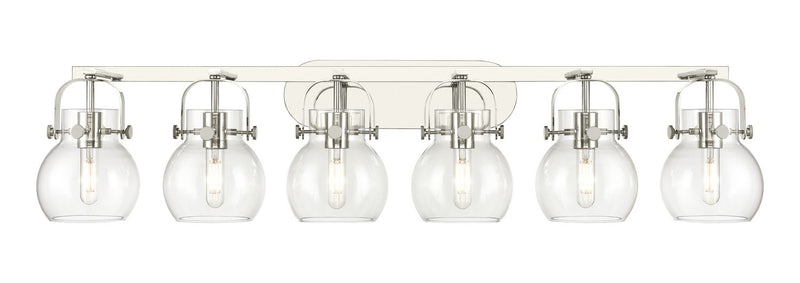 Innovations 423-6W-PN-G410-6CL LED Bath Vanity, Polished Nickel