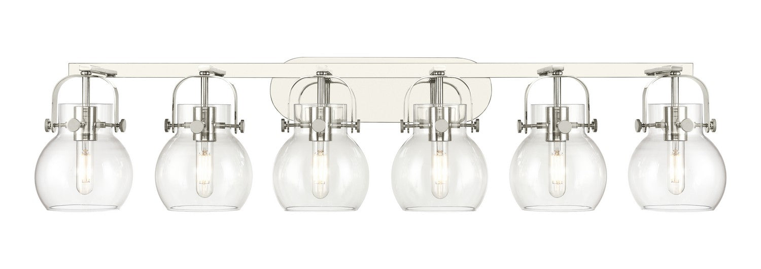 Innovations 423-6W-PN-G410-6CL LED Bath Vanity, Polished Nickel