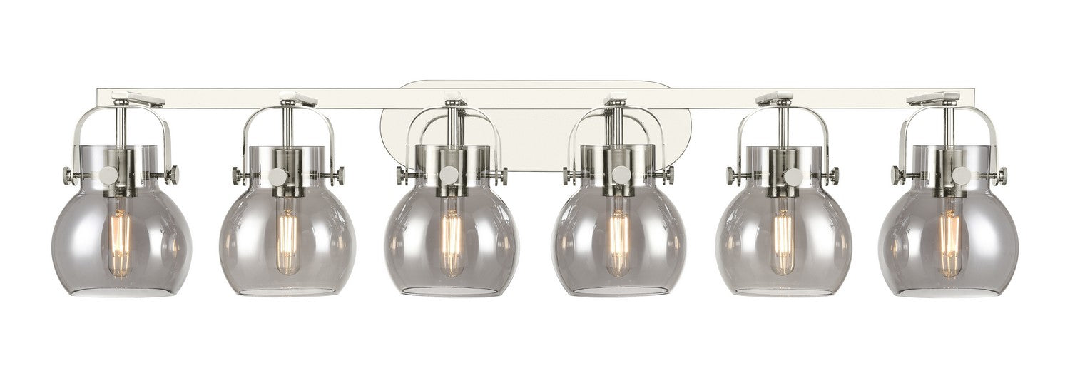 Innovations 423-6W-PN-G410-6SM LED Bath Vanity, Polished Nickel