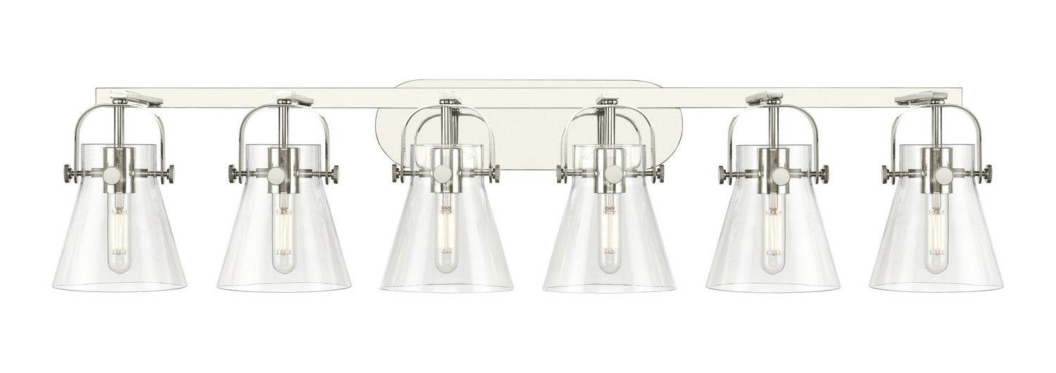 Innovations 423-6W-PN-G411-6CL LED Bath Vanity, Polished Nickel