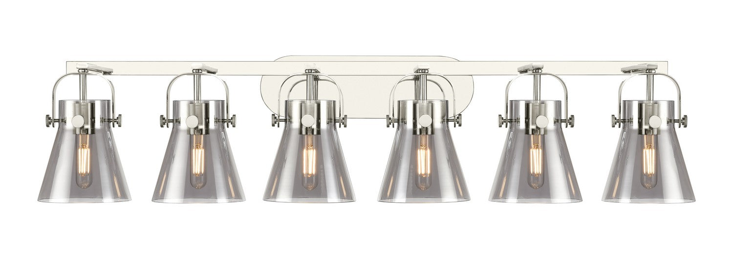 Innovations 423-6W-PN-G411-6SM LED Bath Vanity, Polished Nickel