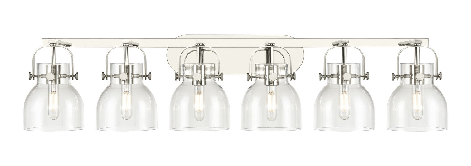 Innovations 423-6W-PN-G412-6CL LED Bath Vanity, Polished Nickel