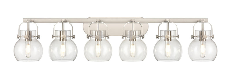 Innovations 423-6W-SN-G410-6CL LED Bath Vanity, Satin Nickel